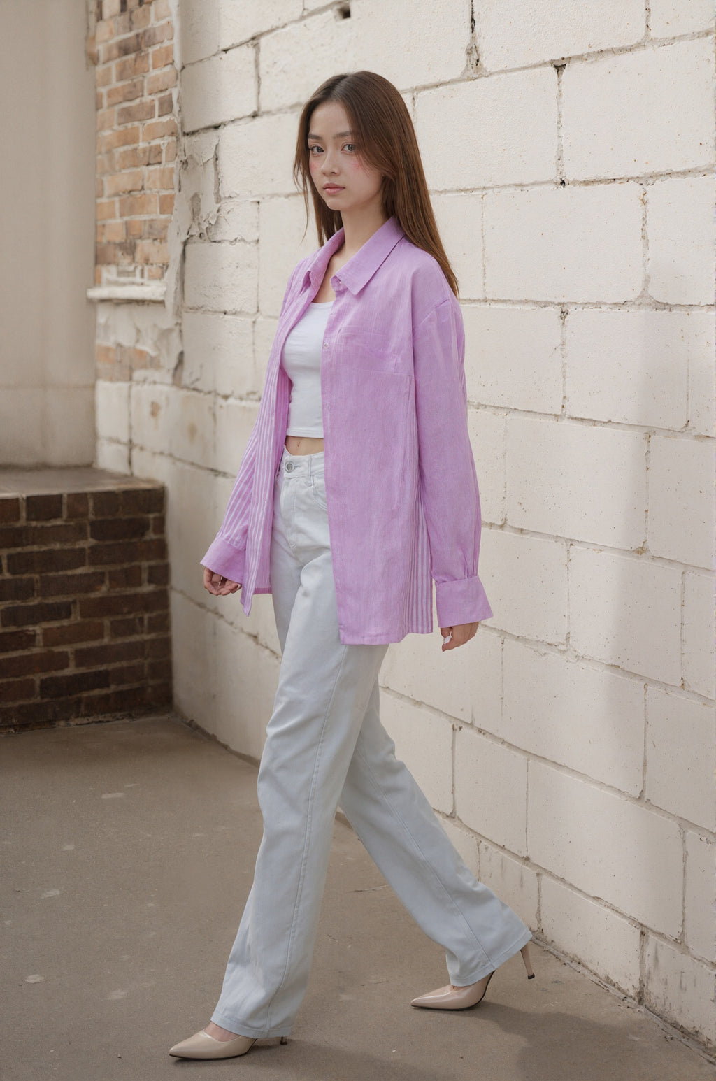 Lavender Breeze Oversized Skirt