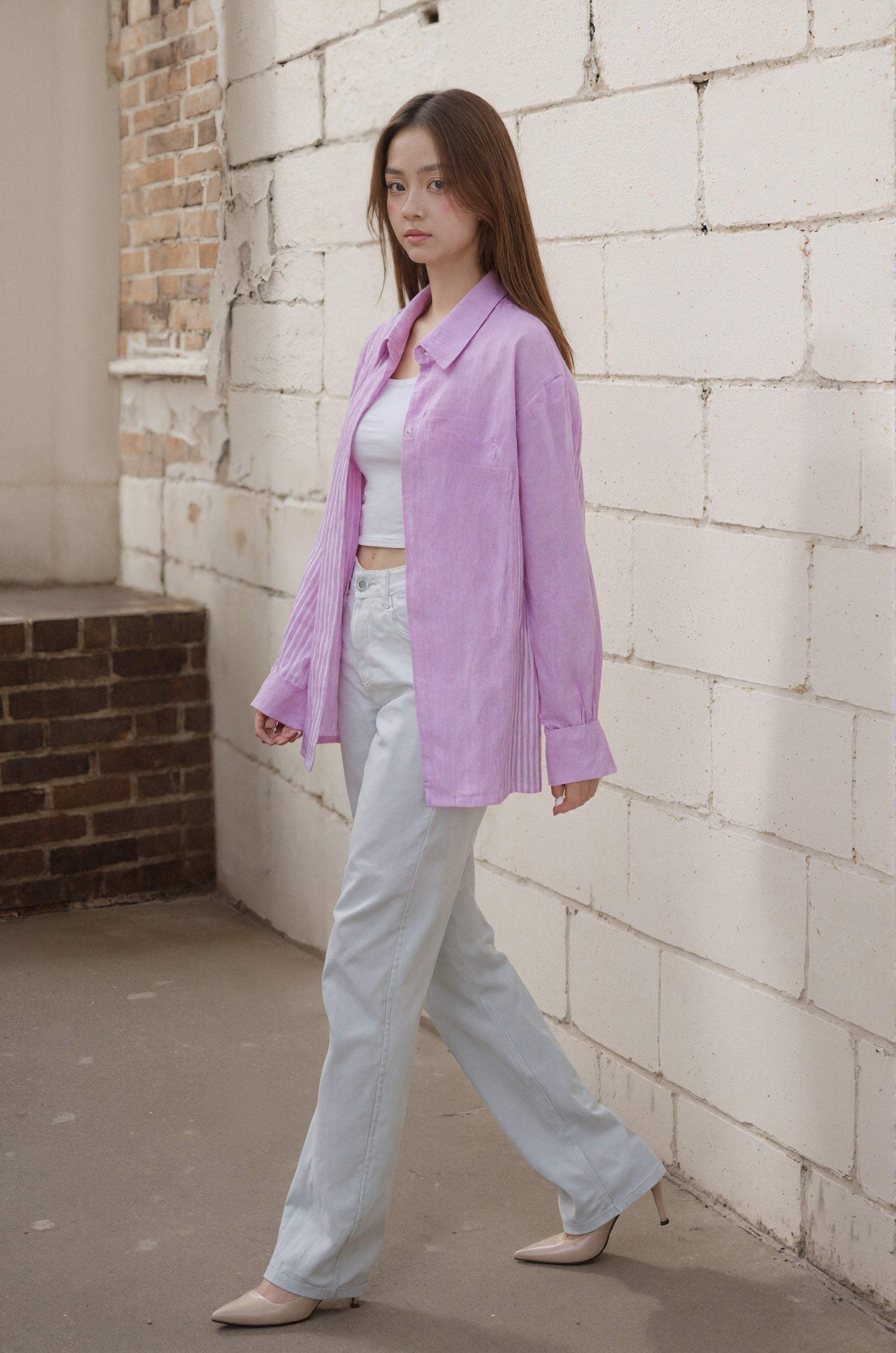 Lavender Breeze Oversized Skirt