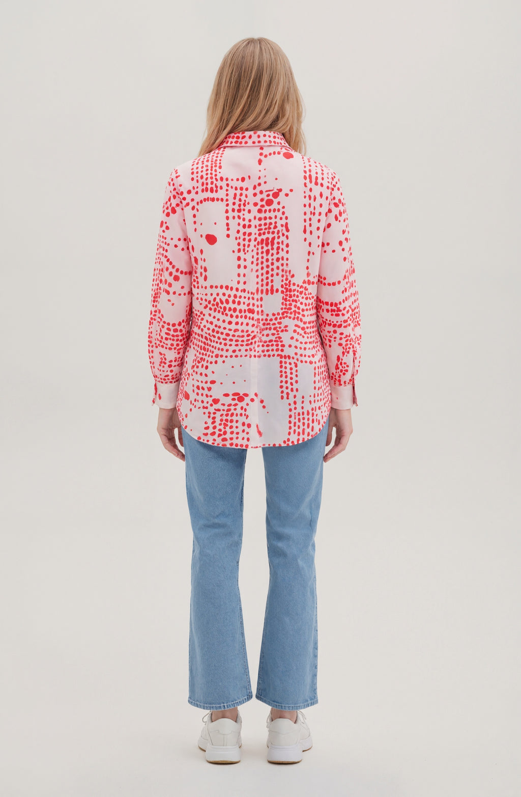 Speckled Rose Button-Up