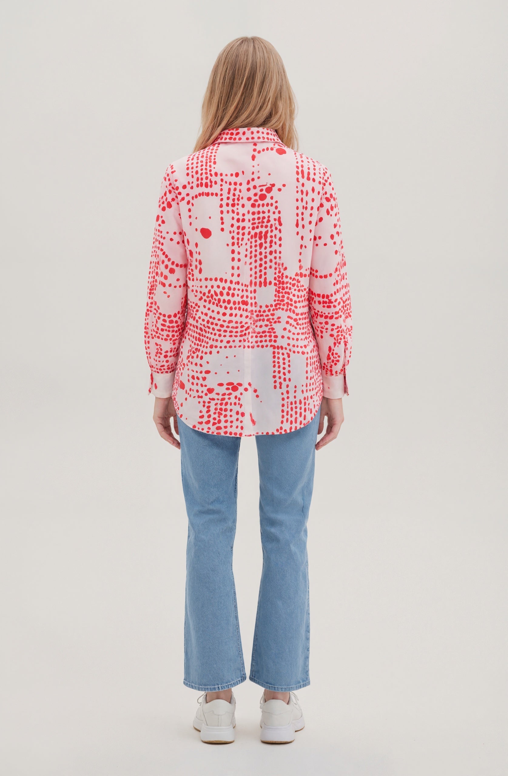 Speckled Rose Button-Up