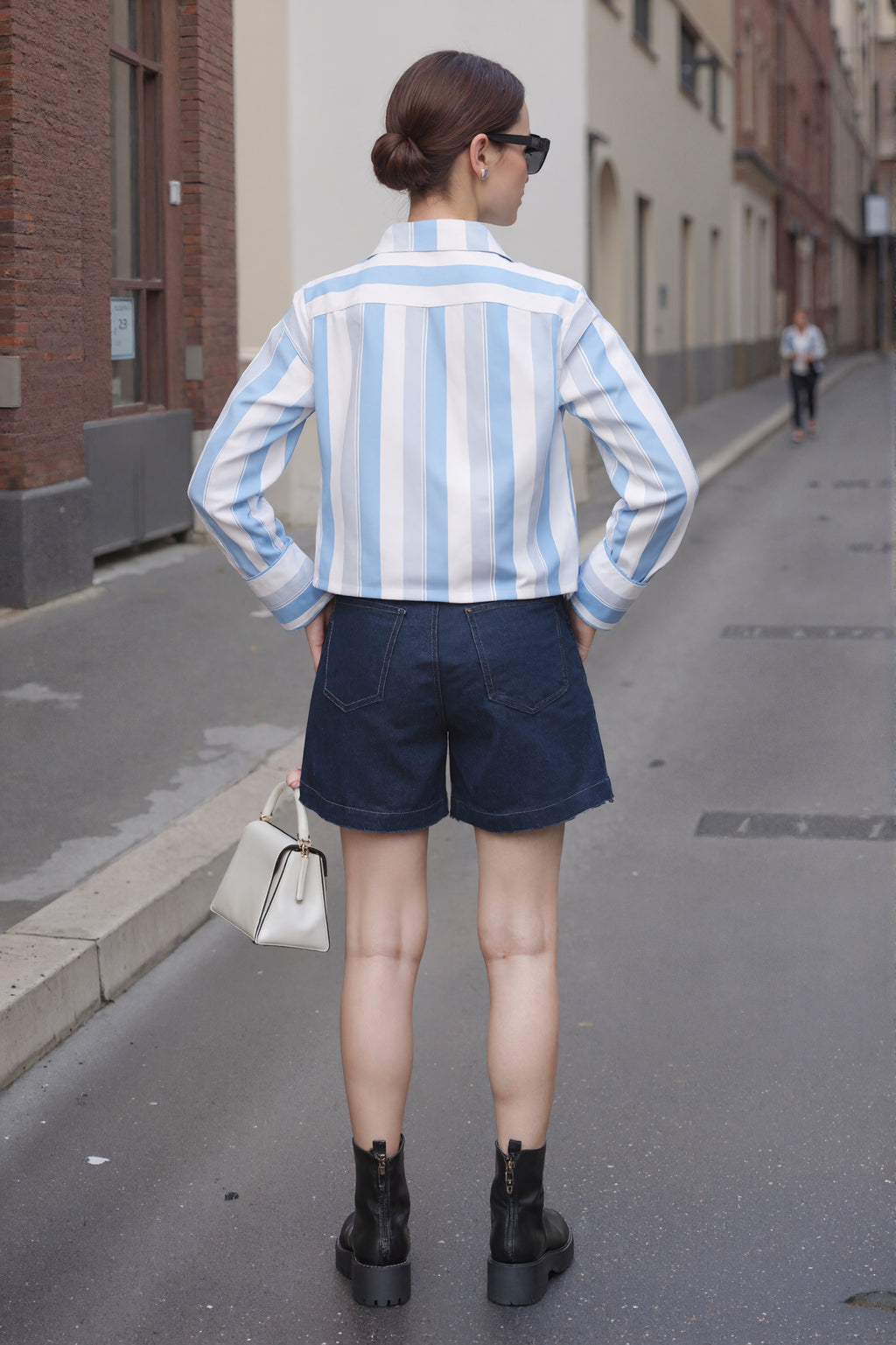 Azure Stripes Urban Ensemble