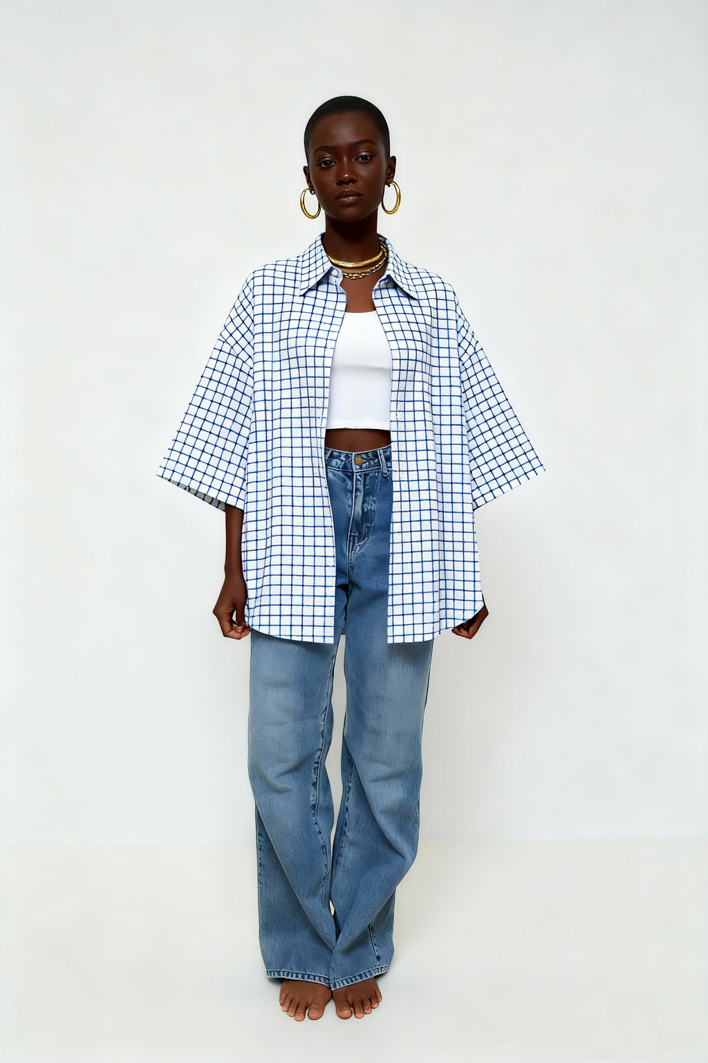 Aqua square light blue